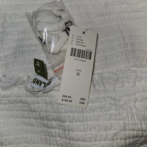 The Marisol Smocked Gauze Maxi Dress NWT M - Picture 5 of 5